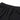 black elastic waistband of comfortable jogger pants