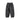 Men's black lightweight cargo pants with elastic waistband and tapered cuffs, ideal for casual wear and outdoor activities.