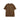 Brown oversized t-shirt with subtle 'YOURSELF' embroidery on the chest