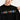 Black oversized t-shirt featuring colorful embroidered text that says "MAKE MONEY".